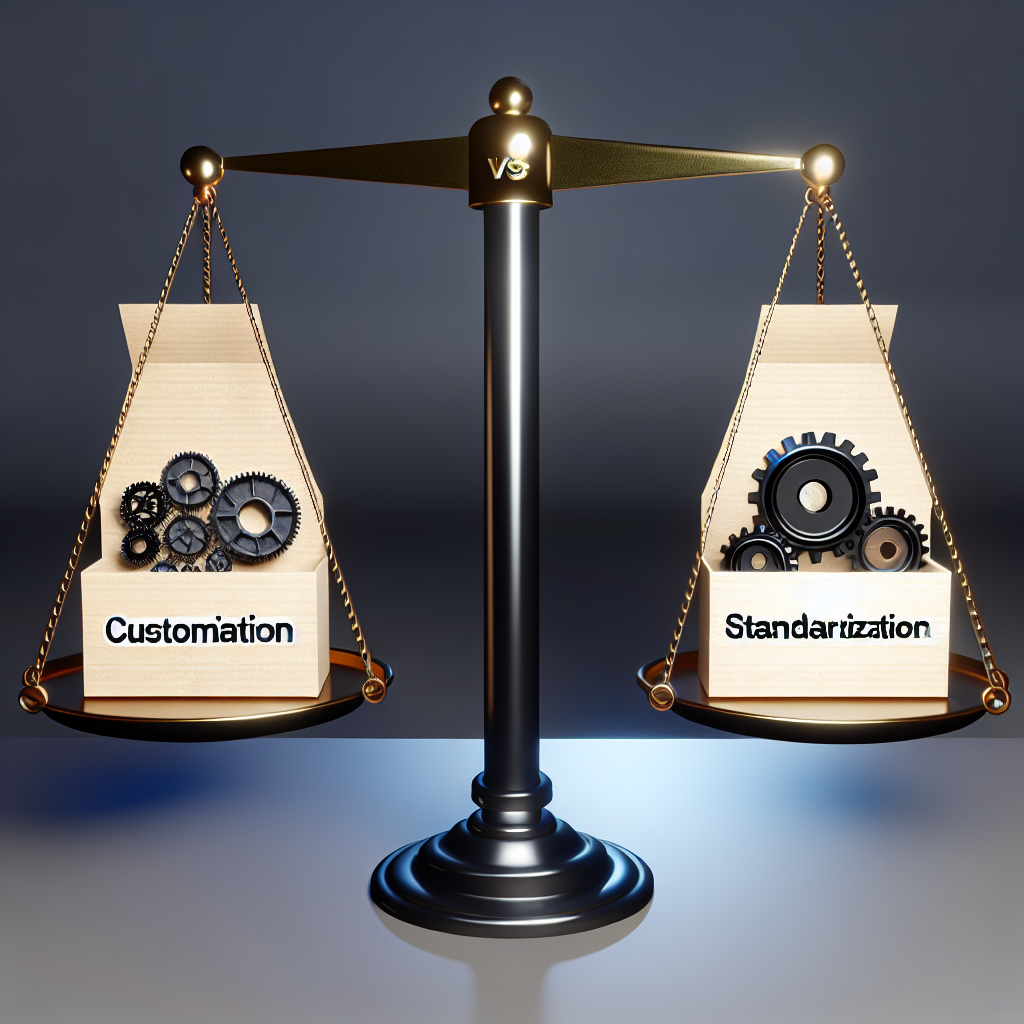 ERP Customization vs. Standardization: Which is Right for You?