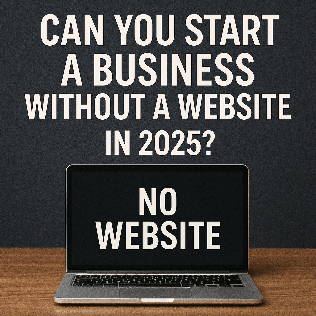Can You Start a Business Without a Website in 2025 Can You Start a Business Without a Website in 2025