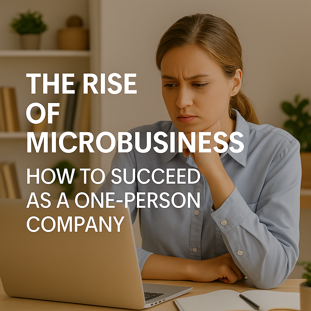 The Rise of Microbusinesses How to Succeed as a One-Person Company