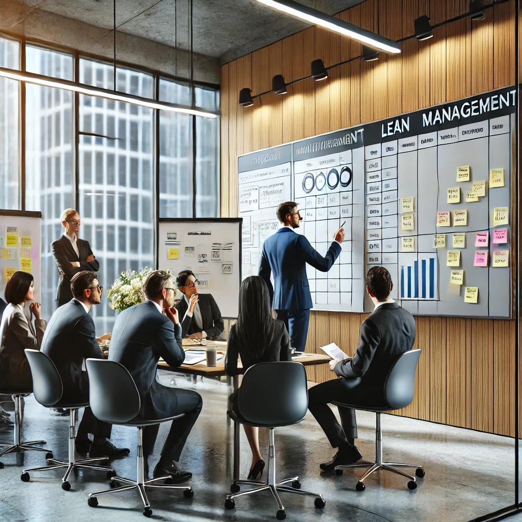 Implementing lean management to optimize business operations