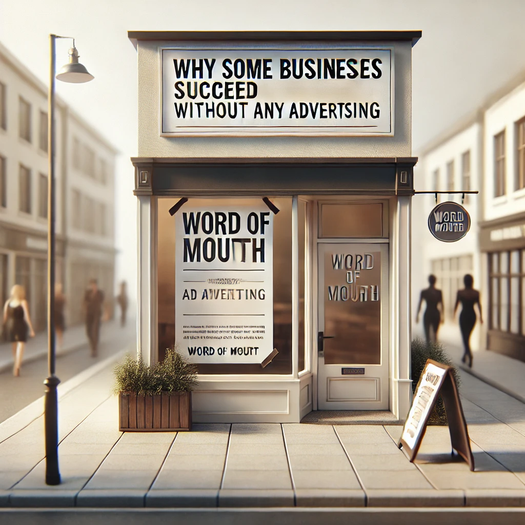 Why Some Businesses Succeed Without Any Advertising Why Some Businesses Succeed Without Any Advertising