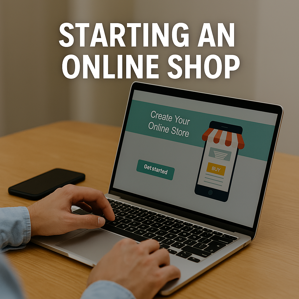 Starting an online shop Starting an online shop