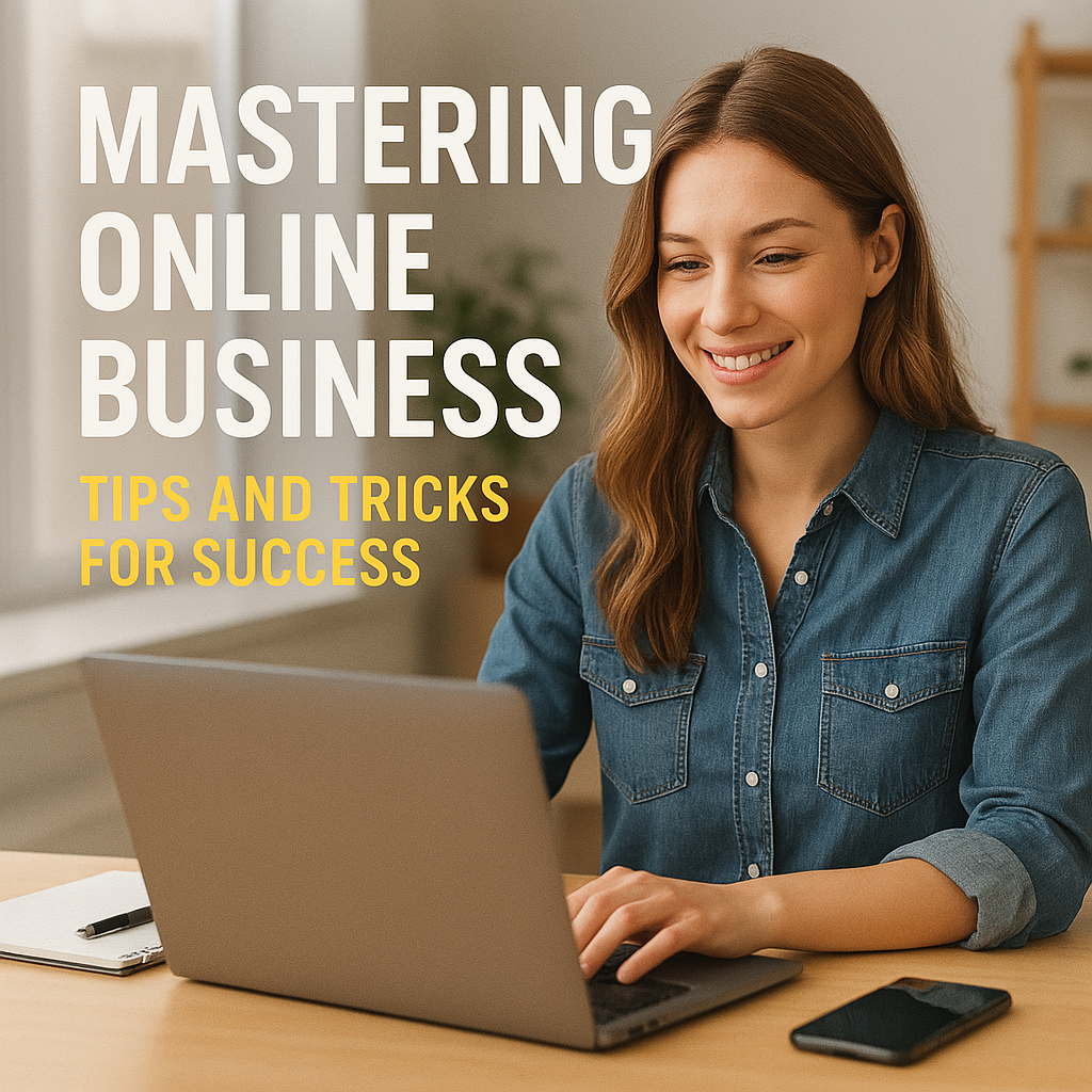 Mastering Online Business: Tips and Tricks for Success Mastering Online Business: Tips and Tricks for Success
