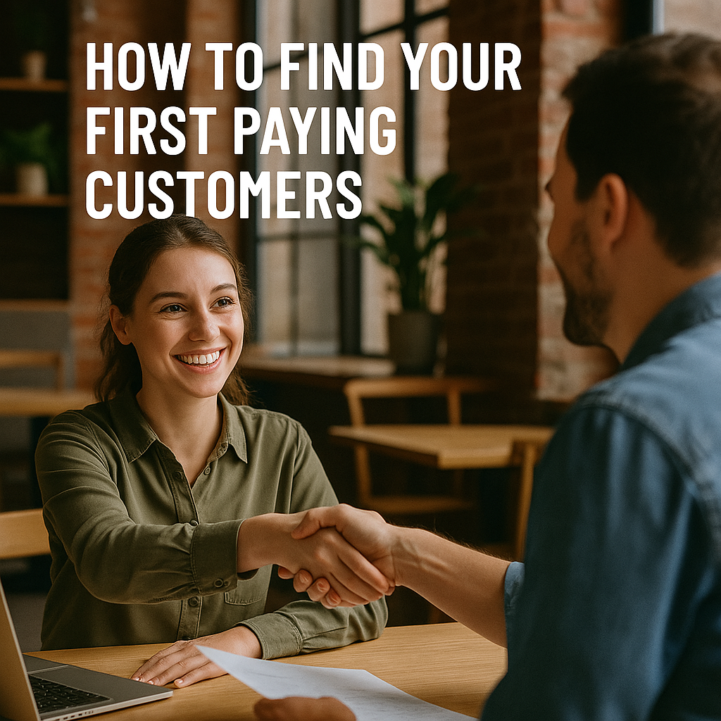 How to Find Your First Paying Customers Without Ads