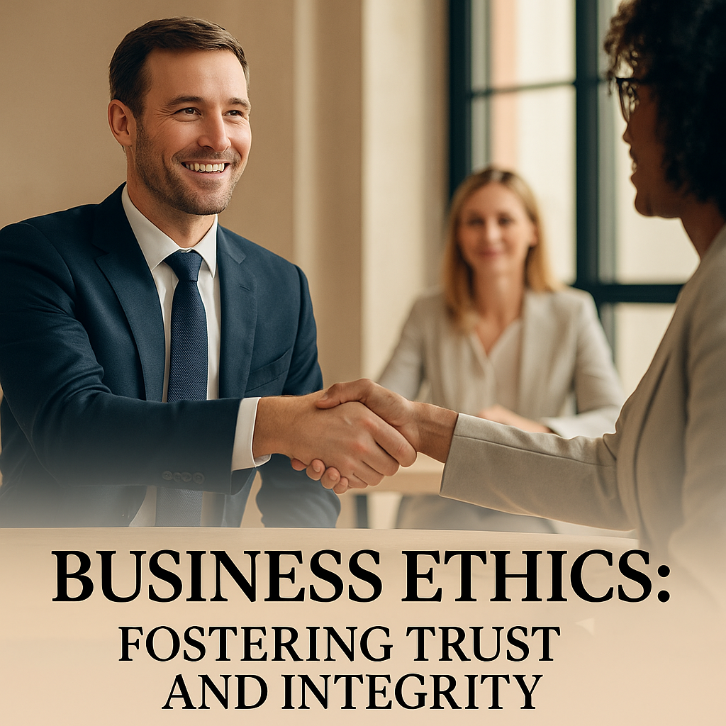 Business Ethics Fostering Trust and Integrity Business Ethics: Fostering Trust and Integrity