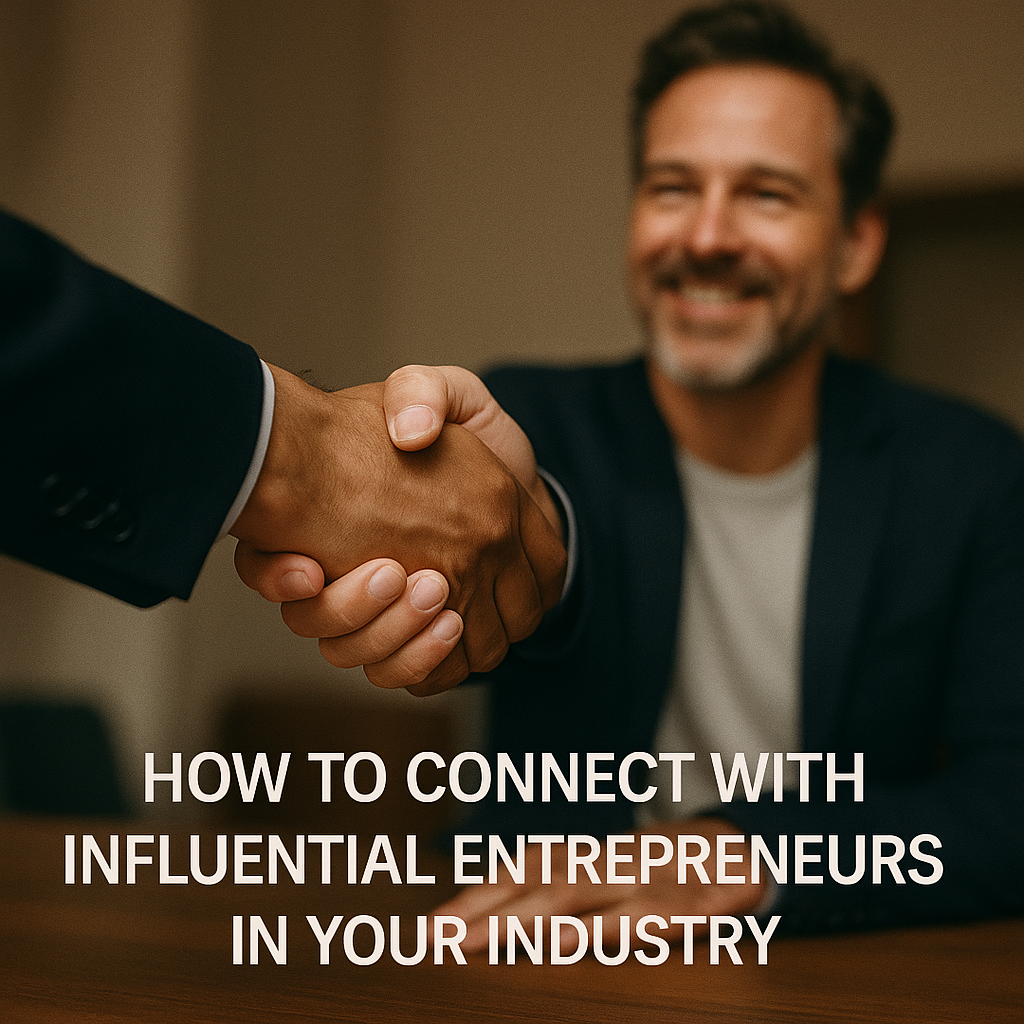 How to Connect with Influential Entrepreneurs in Your Industry How to Connect with Influential Entrepreneurs in Your Industry