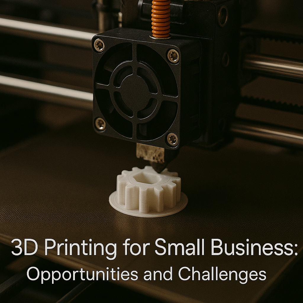 3D Printing for Small Business: Opportunities and Challenges
