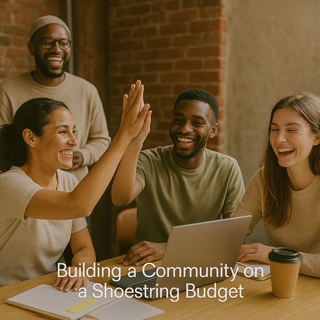 Building a Community on a Shoestring Budget Building a Community on a Shoestring Budget