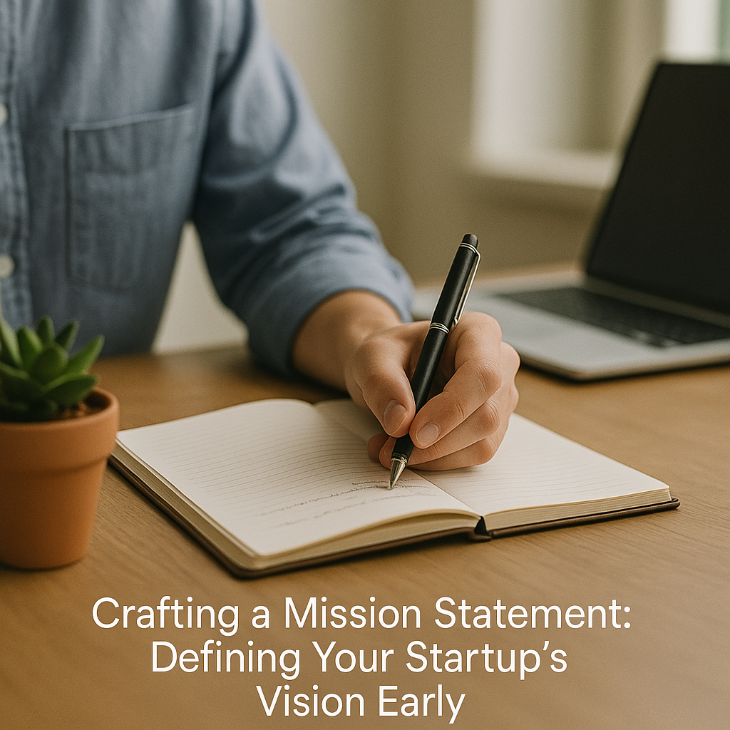 Crafting a Mission Statement Defining Your Startup’s Vision Early Crafting a Mission Statement: Defining Your Startup’s Vision Early