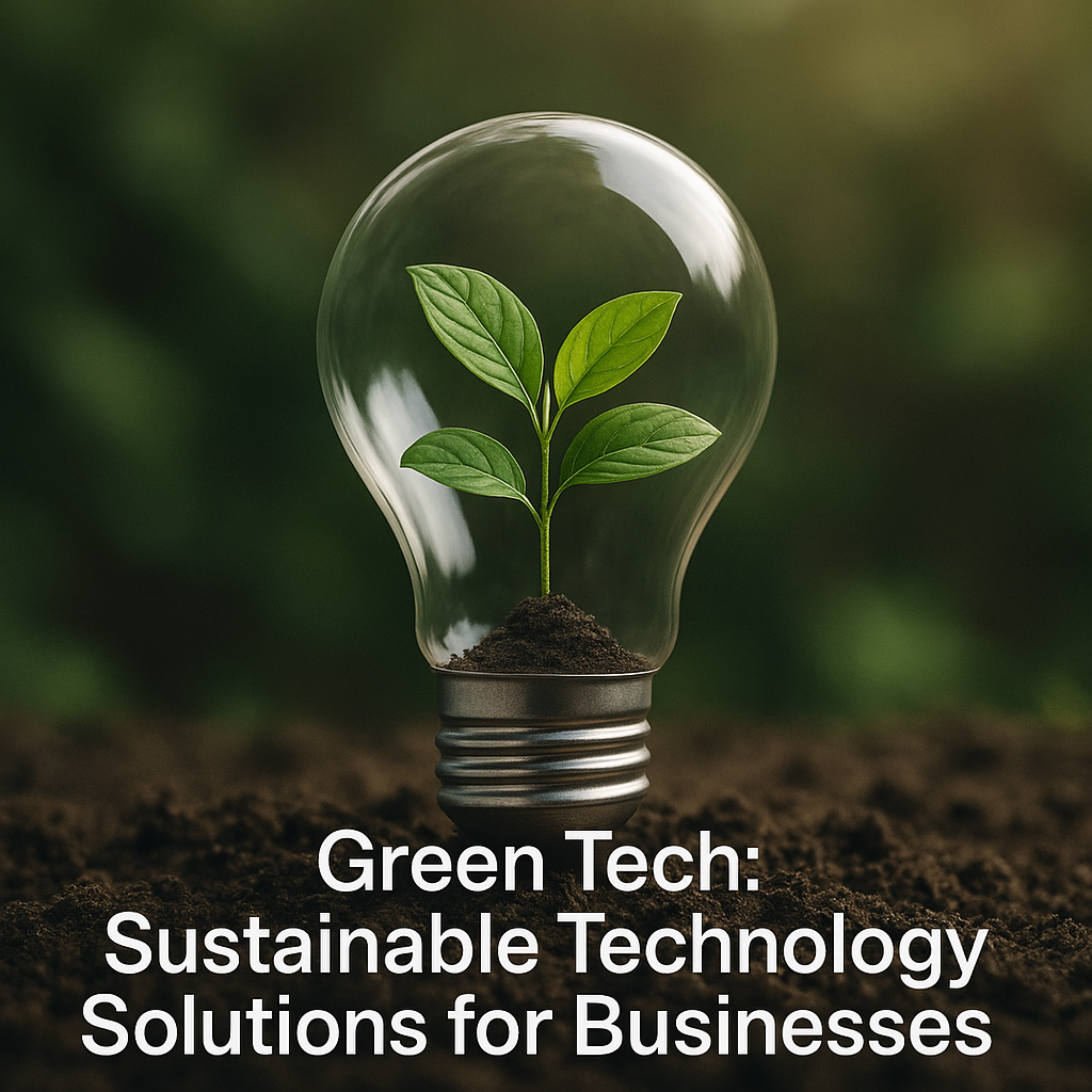 Green Tech: Sustainable Technology Solutions for Businesses