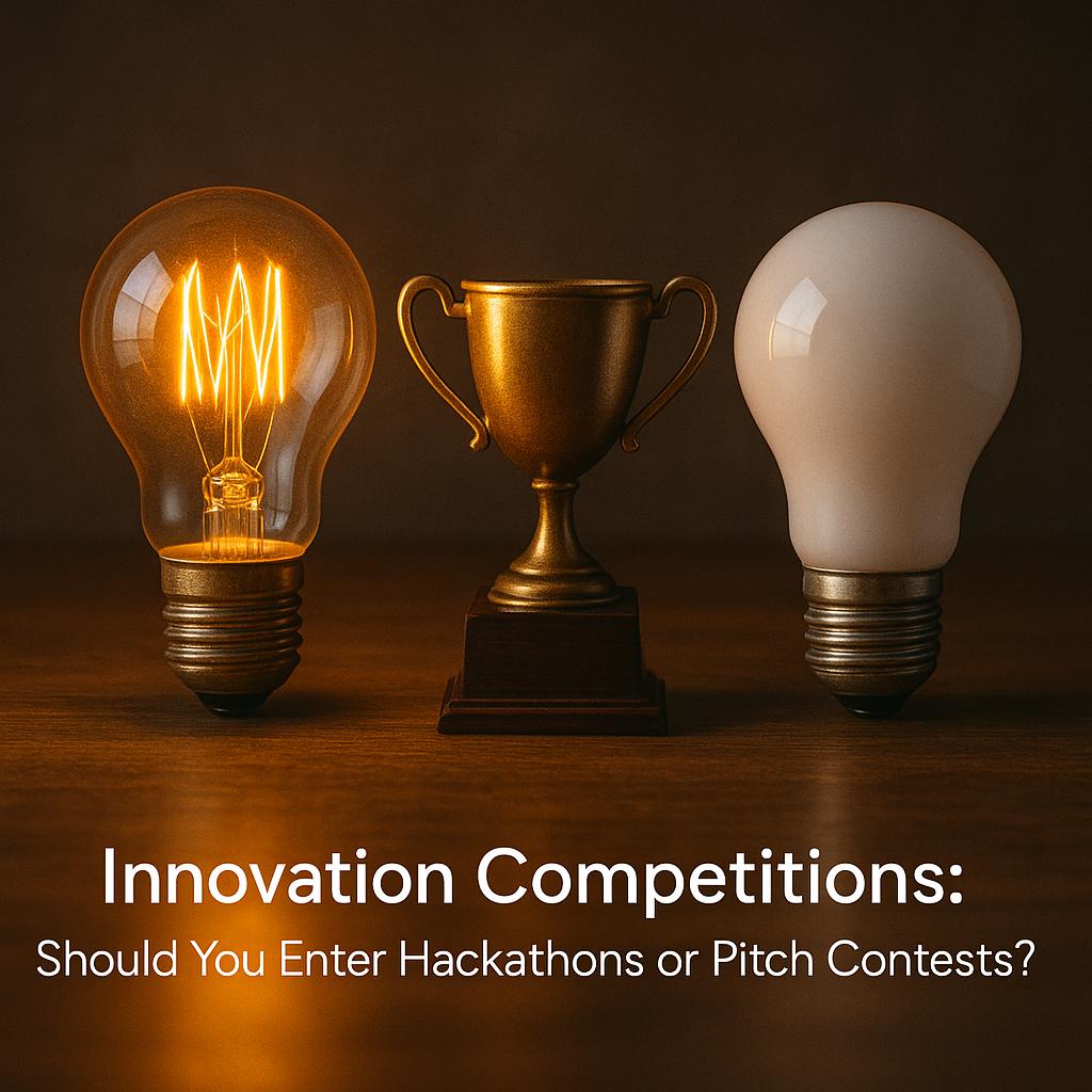 Innovation Competitions: Should You Enter Hackathons or Pitch Contests?