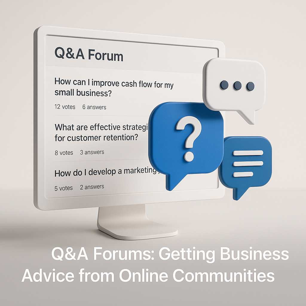 Q&A Forums: Getting Business Advice from Online Communities