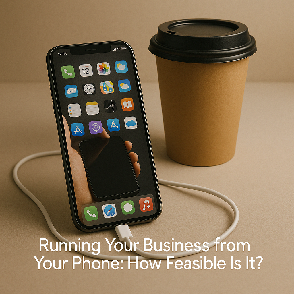 Running Your Business from Your Phone: How Feasible Is It?