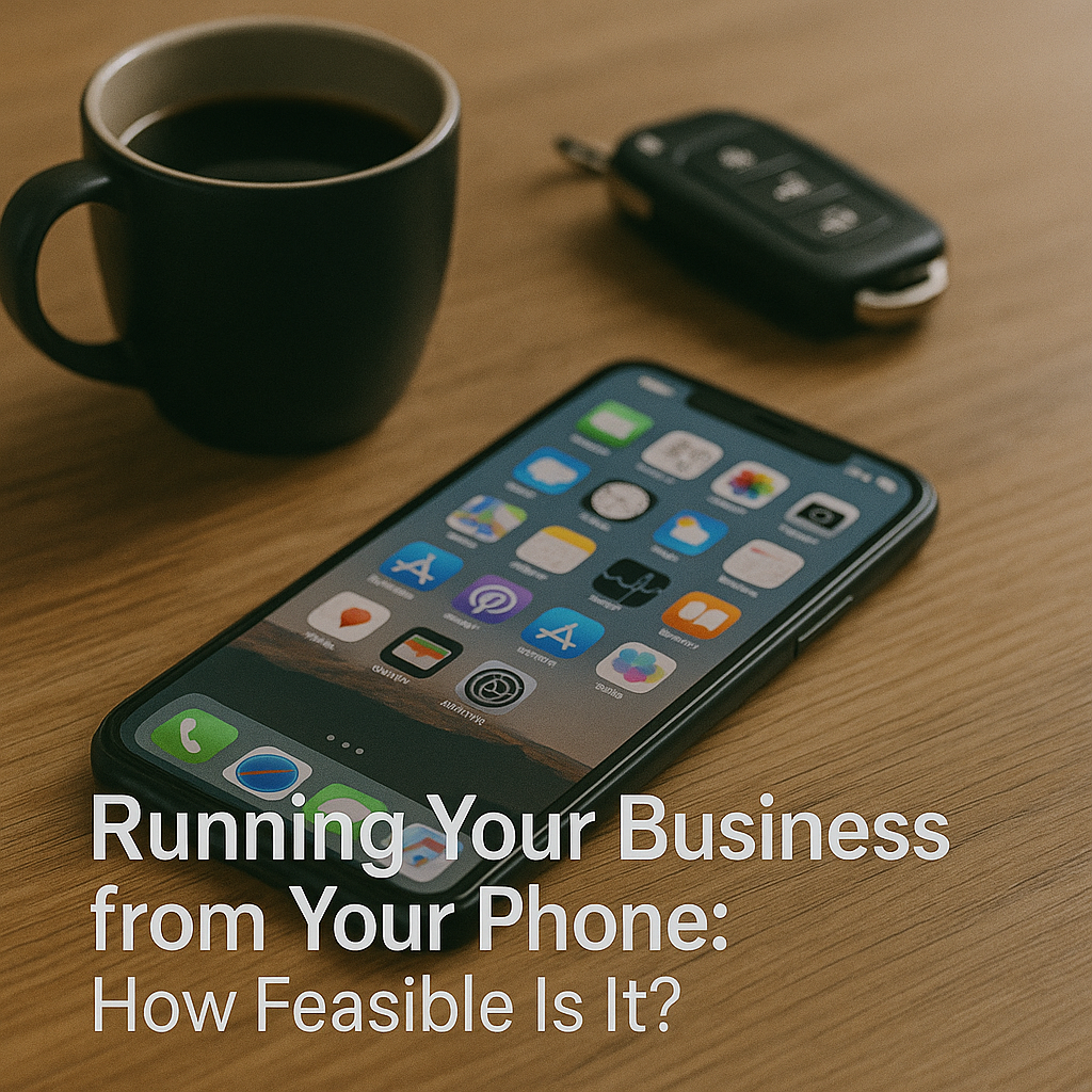 Running Your Business from Your Phone: How Feasible Is It?
