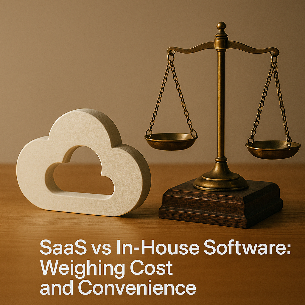 SaaS vs In-House Software: Weighing Cost and Convenience
