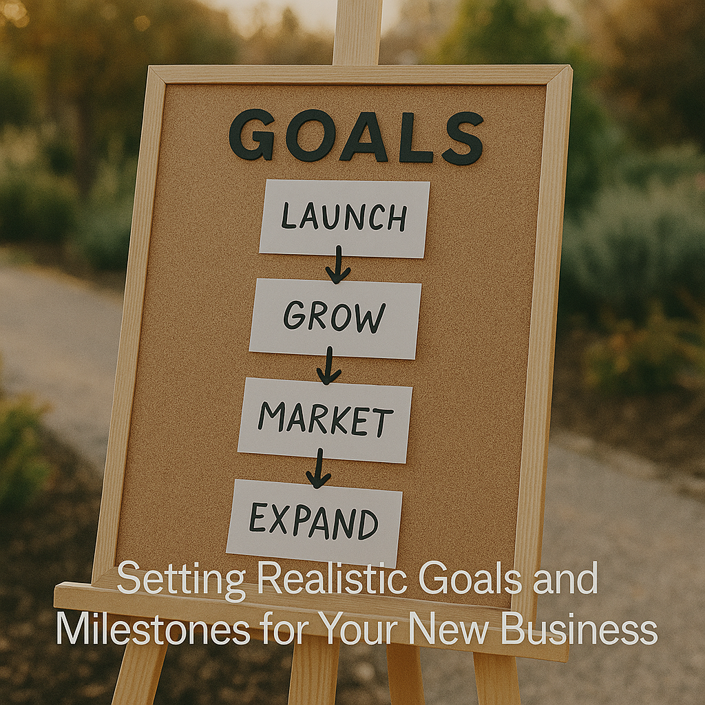 Setting Realistic Goals and Milestones for Your New Business