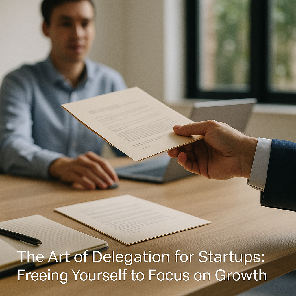 The Art of Delegation for Startups Freeing Yourself to Focus on Growth The Art of Delegation for Startups: Freeing Yourself to Focus on Growth