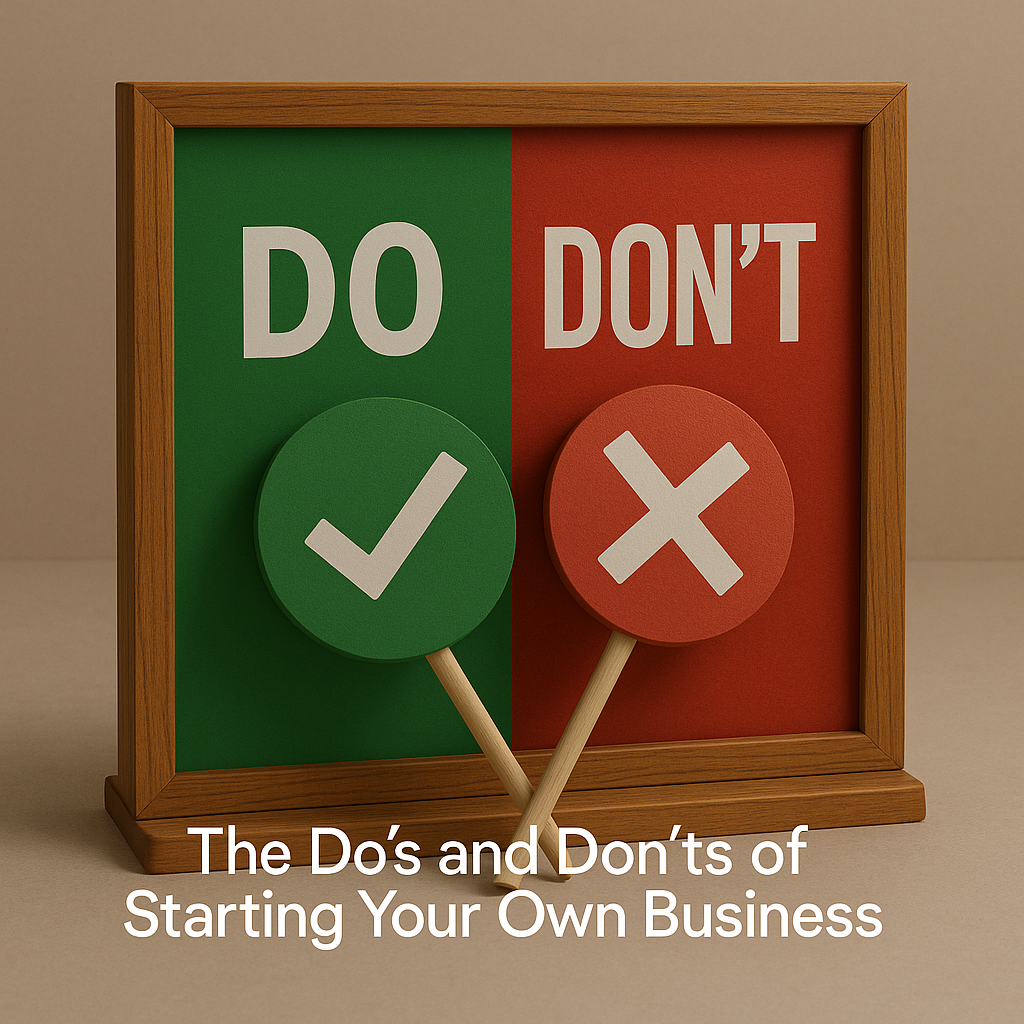 The Do's and Don'ts of Starting Your Own Business