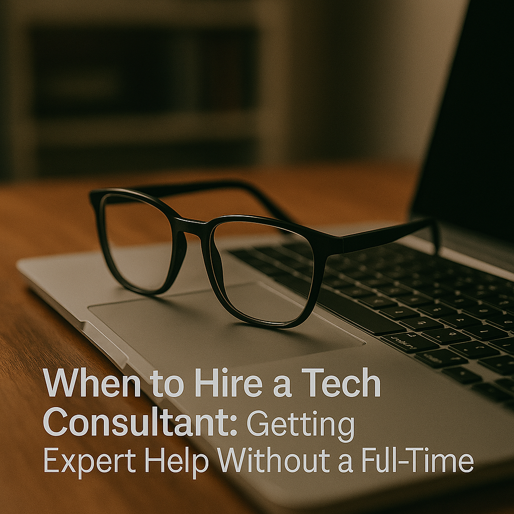 When to Hire a Tech Consultant: Getting Expert Help Without a Full-Time IT Team