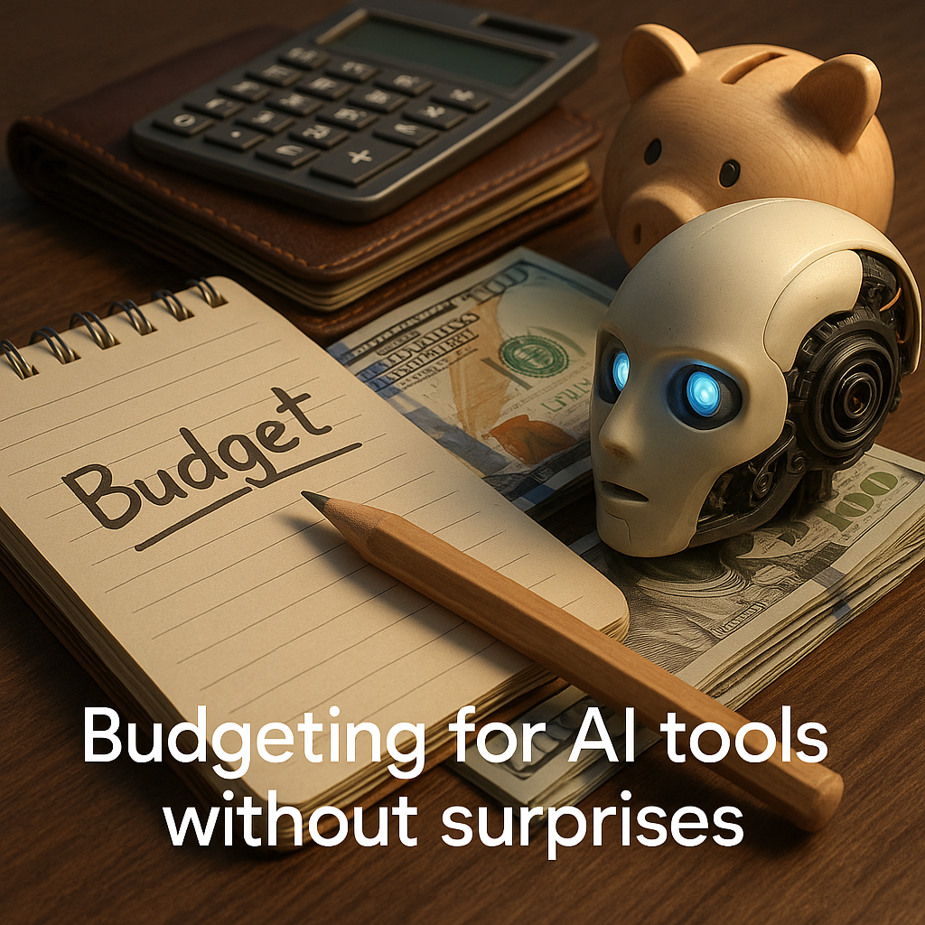 Budgeting for AI tools without surprises Budgeting for AI tools without surprises
