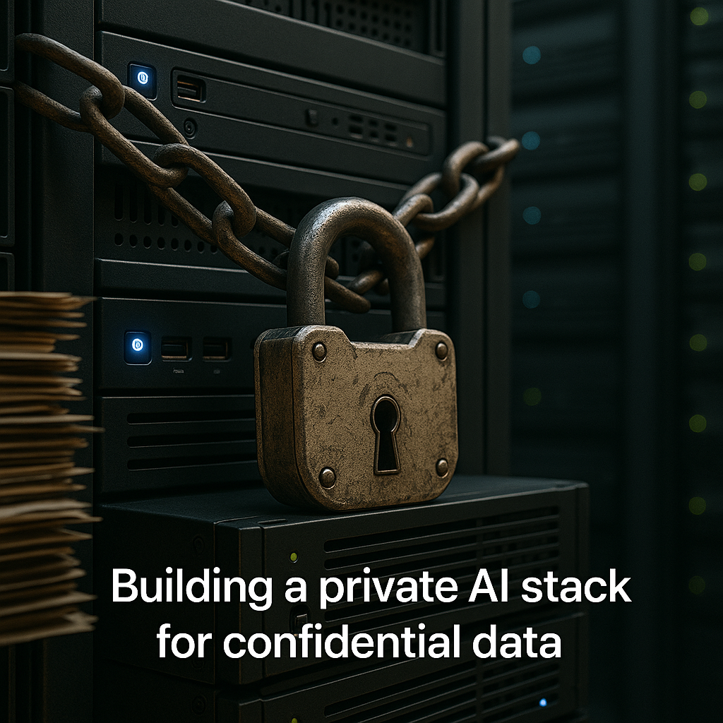 Building a private AI stack for confidential data