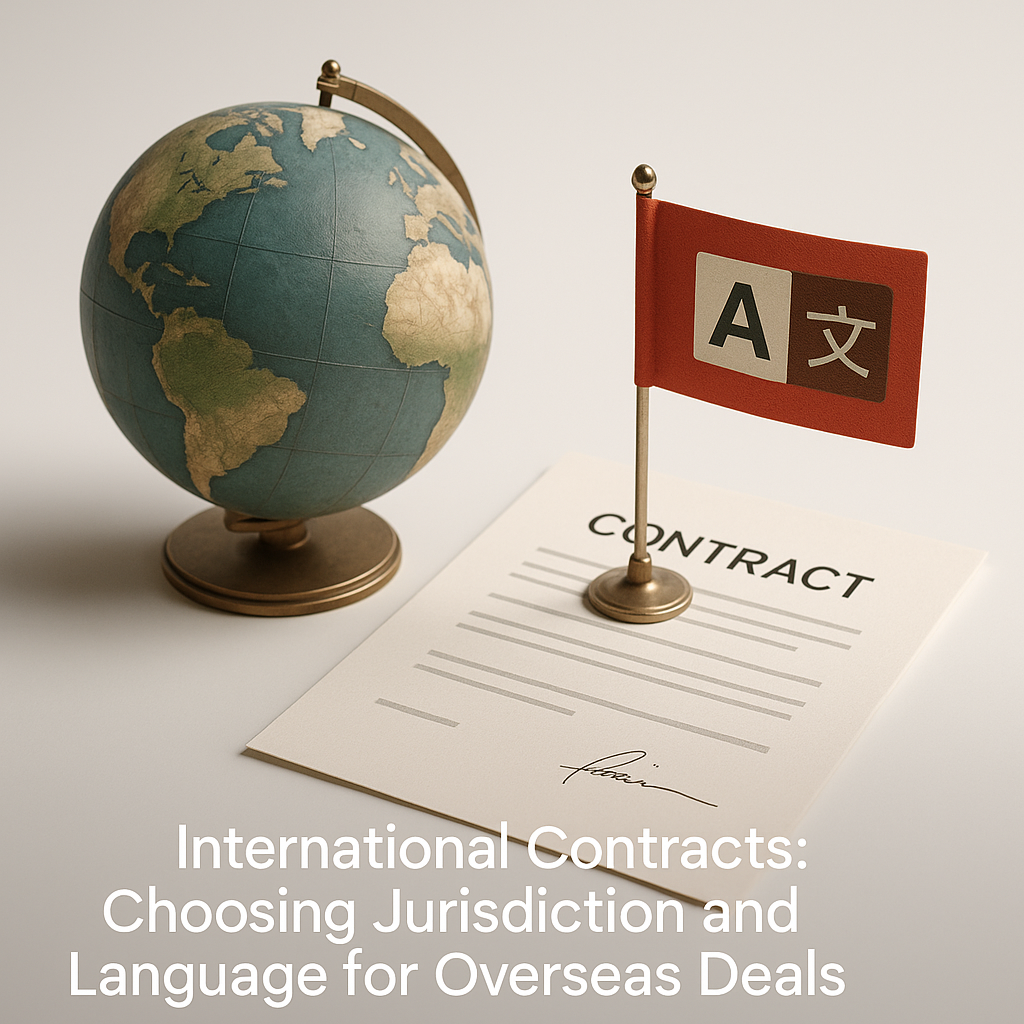 International Contracts Choosing Jurisdiction and Language for Overseas Deals International Contracts: Choosing Jurisdiction and Language for Overseas Deals