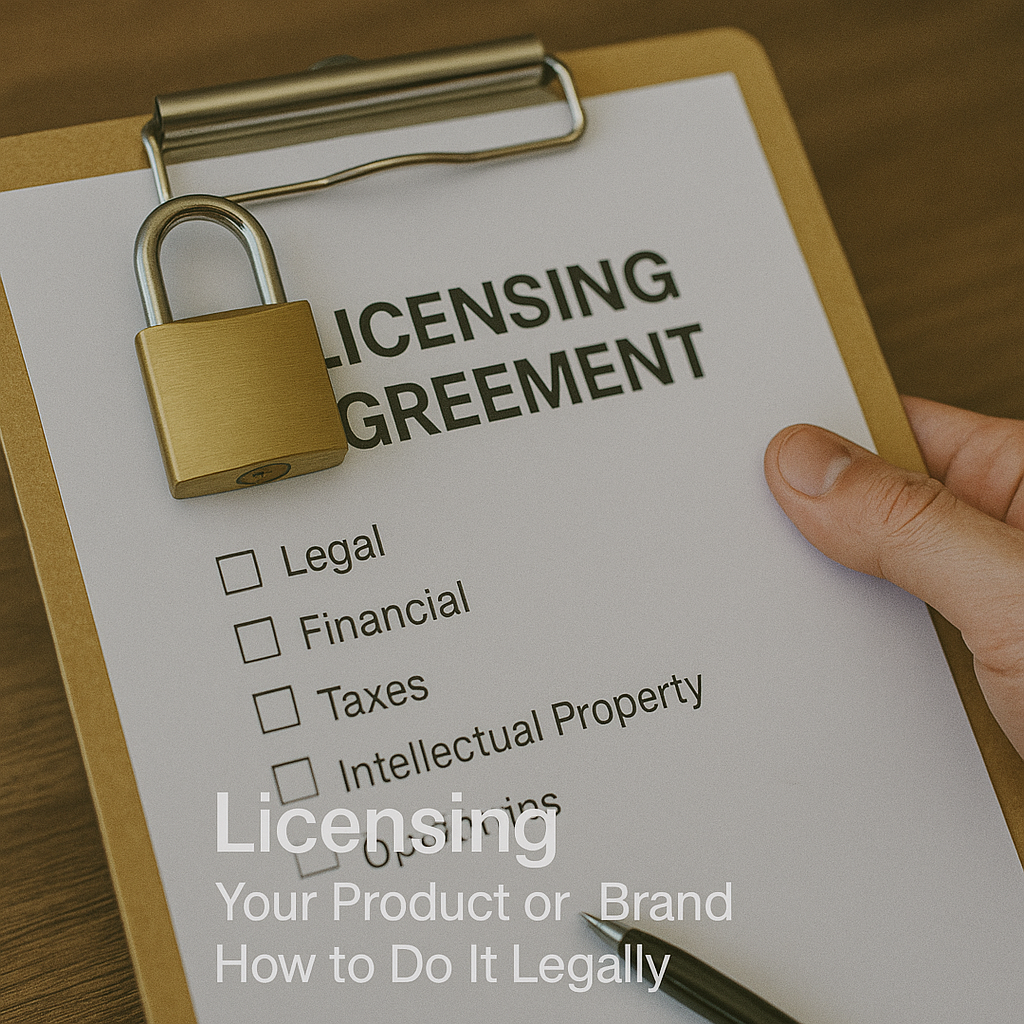 Licensing Your Product or Brand: How to Do It Legally