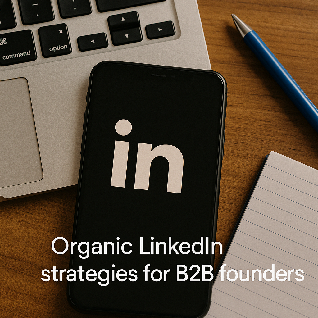 Organic LinkedIn strategies for B2B founders