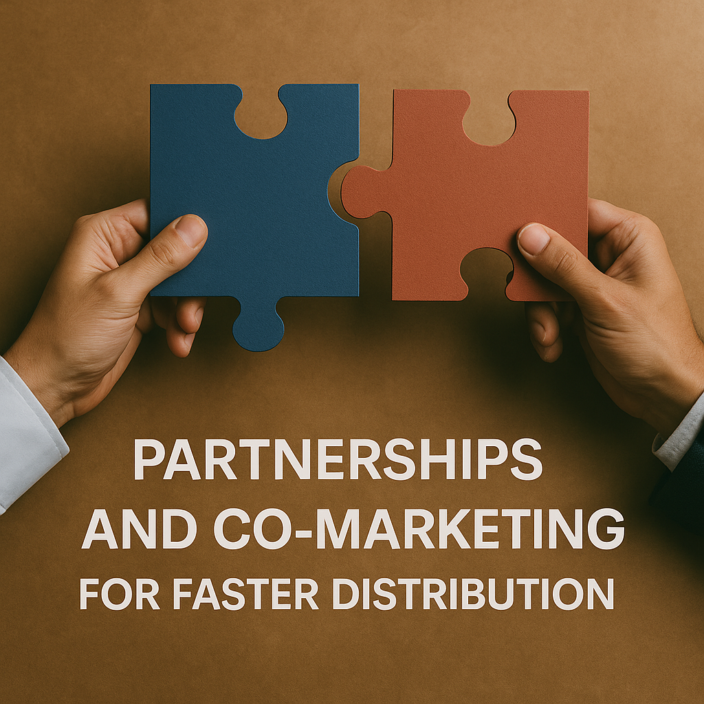 Partnerships and co marketing for faster distribution Partnerships and co marketing for faster distribution