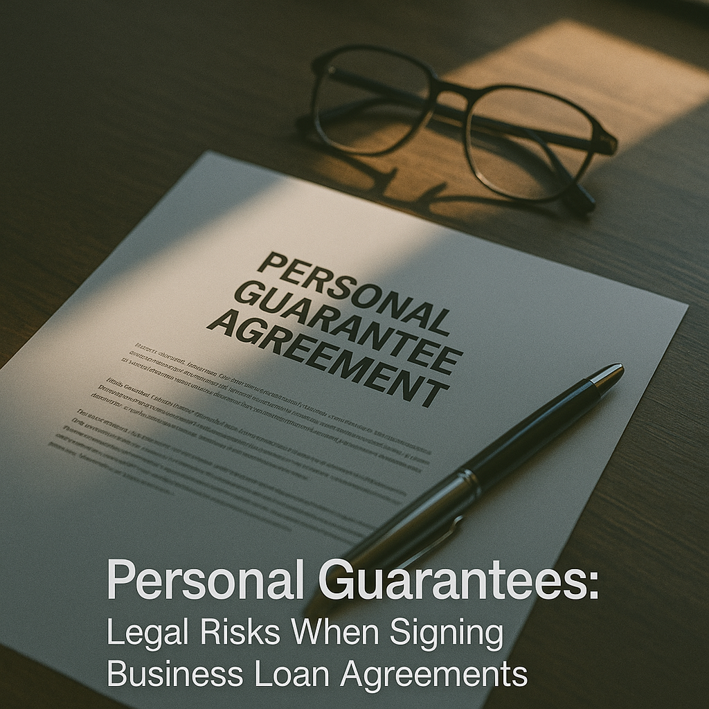 Personal Guarantees: Legal Risks When Signing Business Loan Agreements