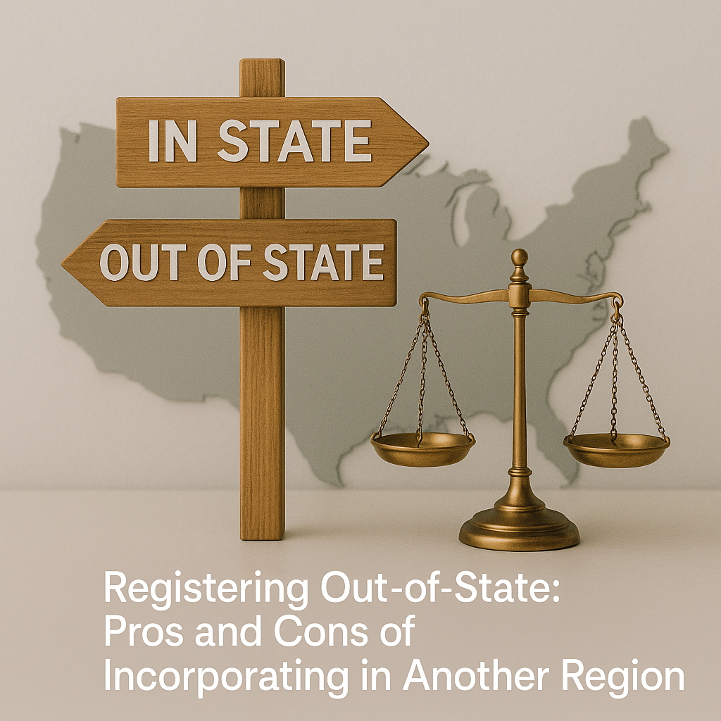 Registering Out-of-State Pros and Cons of Incorporating in Another Region Registering Out-of-State: Pros and Cons of Incorporating in Another Region